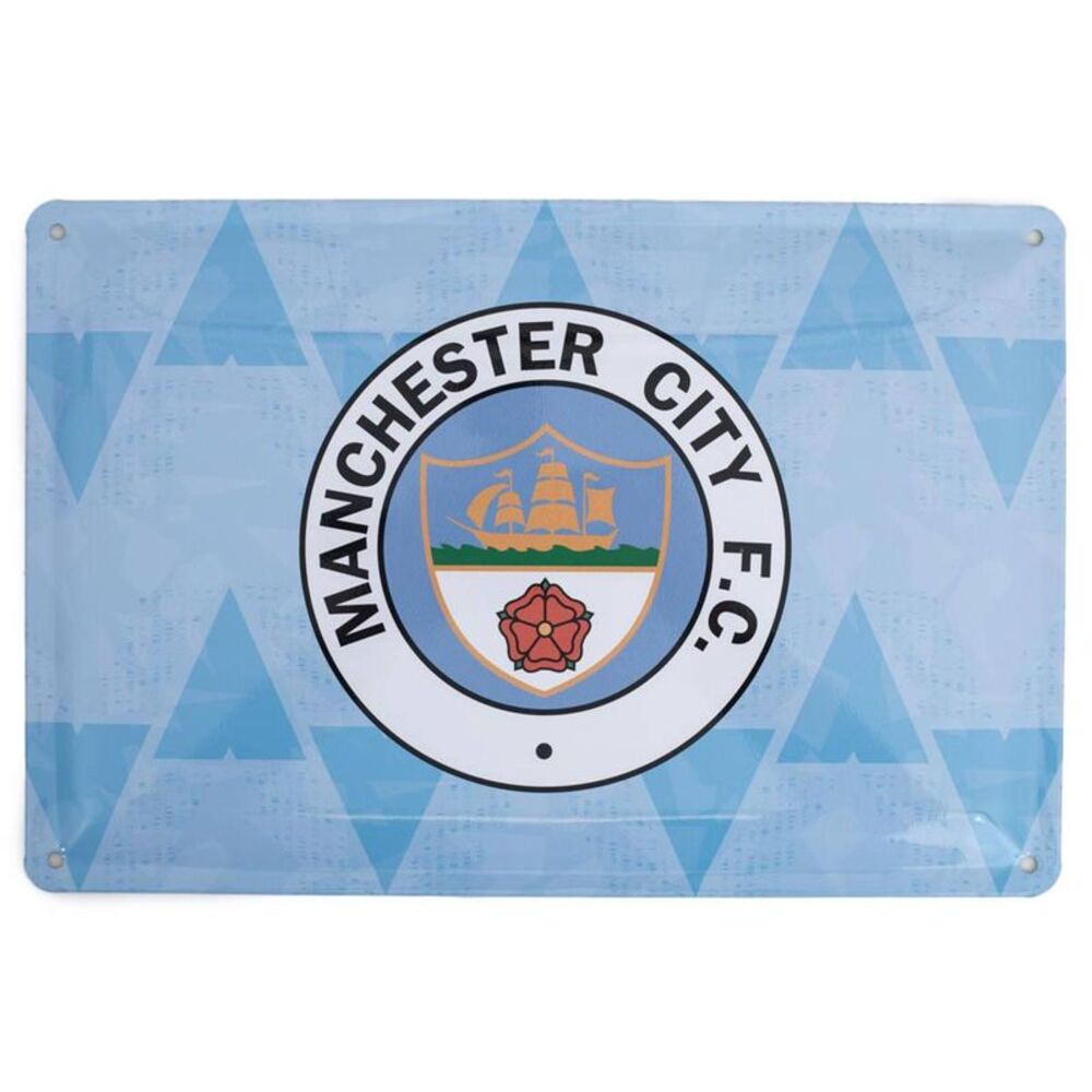 Manchester City FC Retro Dayz Sign / Sky Blue/White